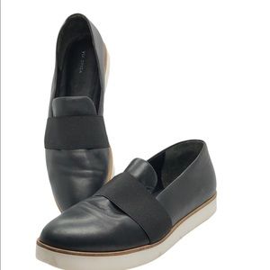 Via Spiga Black Slip On Shoes